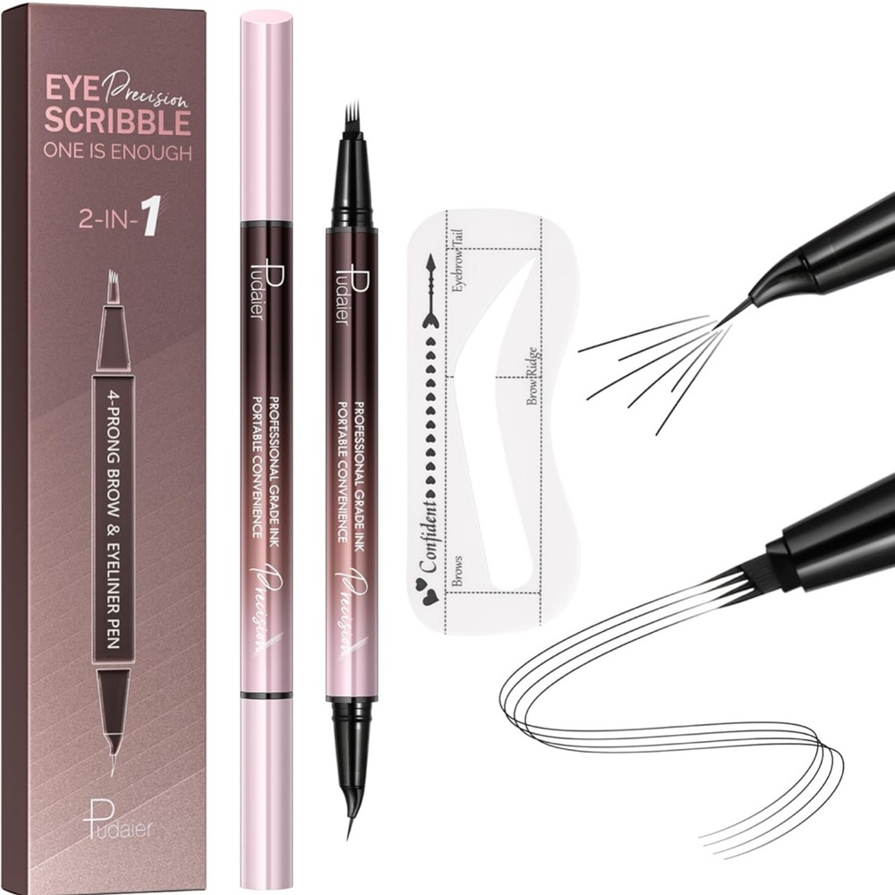 Pudaier 2-in-1 Eyeliner and Brow Pen